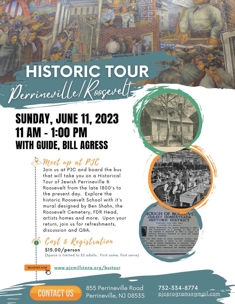 Banner Image for Historic Tour of Perrineville & Roosevelt - REGISTRATION CLOSED